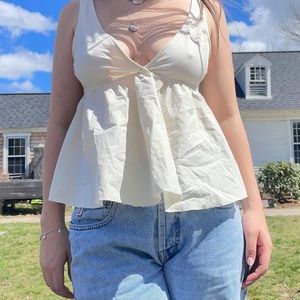 White Urban outfitters top. Size medium